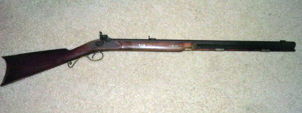Jonathan Browning Mountain Rifle, 50 cal, made in USA - Calvin Clamme Estate - Farm Equipment & Gun Inventory Auction